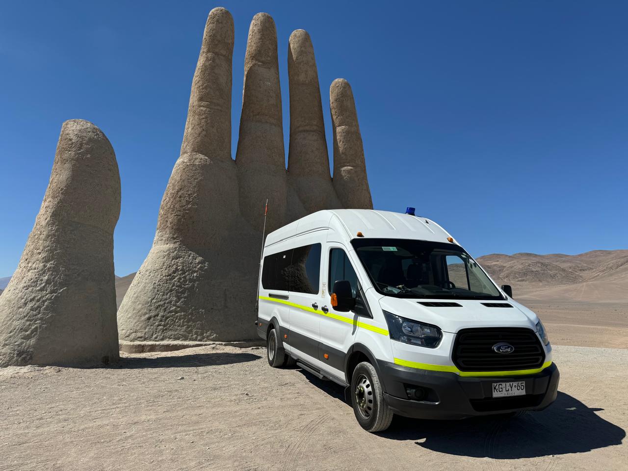 Vehículo de la flota en ruta
